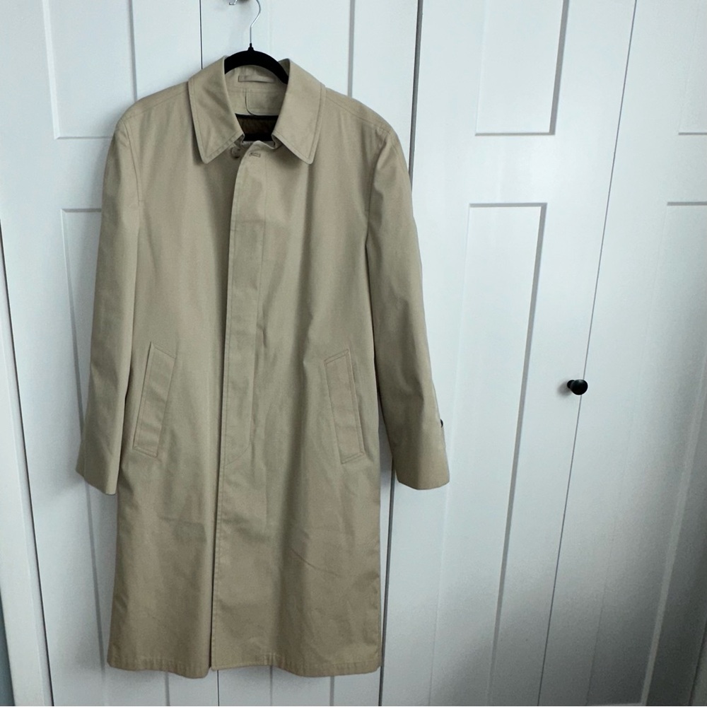 London Fog Beige Trench Coat